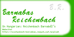 barnabas reichenbach business card